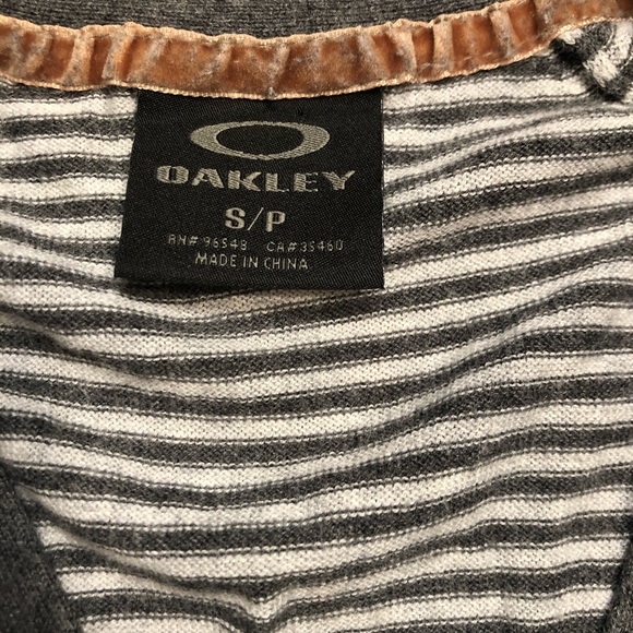 Oakley Striped Silk/Cashmere Blend Cardigan Unisex Small - Picture 4 of 9